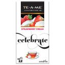 TE-A-ME Celebrate Strawberry Cream Herbal Infusion Tea, 25 Tea Bags | 100% Caffeine Free | Flavored Infusion Tea...
