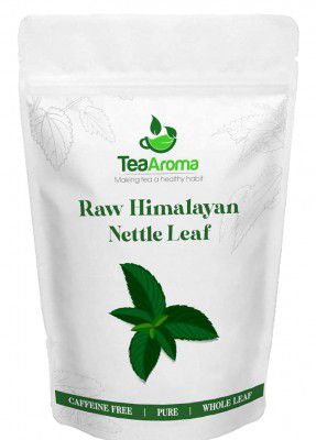 Tea Aroma - Raw Himalayan Nettle Leaf (50g) | Caffeine Free | Whole Leaf | Vitamins and Minerals Rich | Herbal Tea | Organic Tea Leaves
