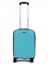 Teakwood Andaman Textured Zigzag Stripline Trolley Bag with Secure Number Lock System (56 CM, Sky Blue)...
