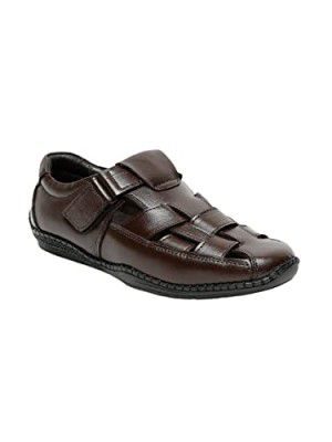 Teakwood Genuine Leather Casual Slippers & Sandals Footwear for Men