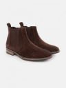 Teakwood Leathers Men Suede Mid-Top Chelsea Boots...