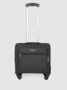 Teakwood Leathers Black Solid Cabin Laptop Overnighter Trolley Bag 44.6 L...