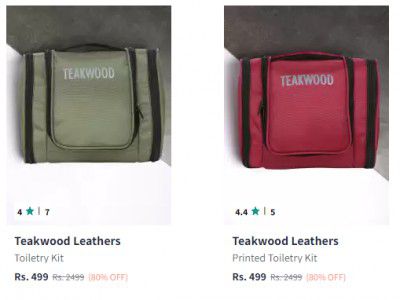 Teakwood Leathers Travel Kit up to 80% Off