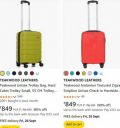 TEAKWOOD LEATHERS Trolley Bag Starts at Rs 849...