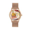 TEAL BY CHUMBAK Round Dial Analog Watch for Women|Chevron Collection| Stainless Steel Strap|Gifts for Women/Girls/Ladies |Stylish Fashion Watch for Casual/Work...