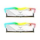 TeamGroup T-Force Delta RGB 2x8GB 3200MHz (3200MT/s) CL16 White, 16GB DDR4 RAM Kit, Desktop Gaming Memory, Metal Heatsink, ARGB Sync, XMP 2.0, for Intel/AMD CPU, High Performance Low Latency Module...