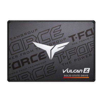 TEAMGROUP T-Force Vulcan Z 2TB SLC Cache 3D NAND TLC 2.5 Inch SATA III Gaming Internal Solid State Drive SSD (R/W Speed up to 550/500 MB/s) T253TZ002T0C101