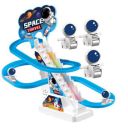 TEC TAVAKKAL Astronaut Slide Toy Set, Funny Automatic Stair-Climbing Astronaut Cartoon Race Track Set Little Attractive Astronaut Slide Toy Escalator Toy with Lights and Music (Astronaut Track Set)...