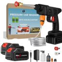 TECH LOGO ELECTRONICS High Pressure Washer Gun Cordless Portable Wireless Double Battery 48V 12000mah High Pressure Car Wash Bike Washing Cleaning Adjustable Nozzle and 5M Hose Pipe...