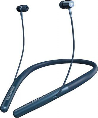 TECHFIRE Platinum Series Neckband - (Blue, In the Ear)