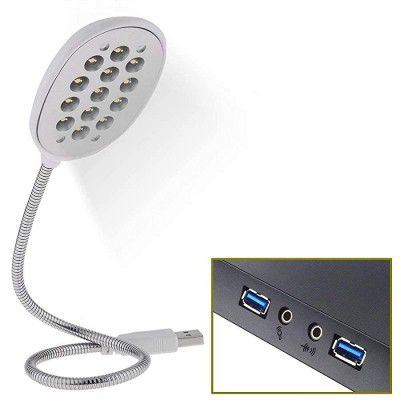 Technotech 13 USB LED Light Flexible Neck Lamp for Laptop PC