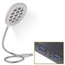 Technotech 13 USB LED Light Flexible Neck Lamp for Laptop PC...