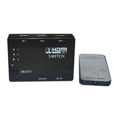Technotech 3 Ports HDMI Switch Hub with Remote