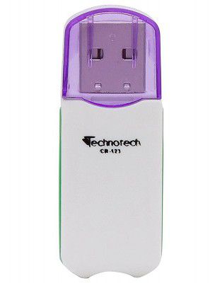 Technotech CR-123 Card Reader T-Flash, Micro SD/SDHC (Color May Vary) (V-TT-CR-123)