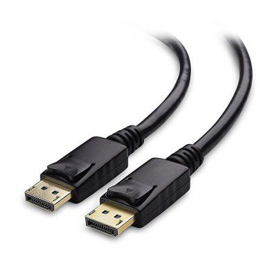 Technotech DisplayPort DP to DP DisplayPort Cable 1.8 Meter (Black)