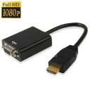 Technotech HDMI to VGA Converter Adapter Cable Without Audio (Black)...