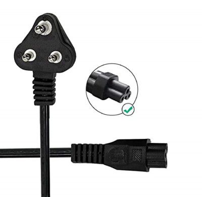 Technotech Laptop Power Cable Cord - 3 Pin Adapter ISI Certified (1.5 Meter)