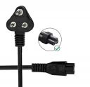 Technotech Laptop Power Cable Cord - 3 Pin Adapter ISI Certified (1.5 Meter)...