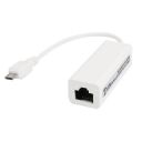 Technotech Micro USB to RJ45 LAN Ethernet Port 10/100 Mbps Cable Adapter (White) (V-TT-MICROUSB2LAN)...