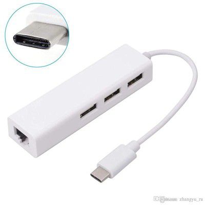 Technotech USB 3.1-C to 3 Port USB 3.0 Hub for USB Type-C Devices Including The MacBook