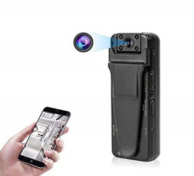 TECHNOVIEW 4k WiFi Camera 1080p Audio Video Recorder Camera with Night Vision, Motion Detection, Indoor Outdoor Seecurity Camera, Watch Live Anywhere - Black