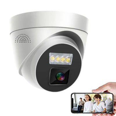 TECHNOVIEW Wireless Ultra 1080p HD, 5 Megapixel, Indoor WiFi Camera - White