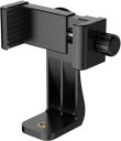 TECHONTO 360° Degree Cell Phone Holder with Adjustable Clamp Phone Tripod Mount Adapter Compatible with Smartphones & All Types of Tripods - Black...