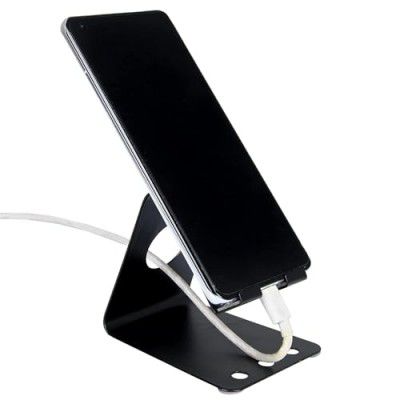 TECHVOR Universal Mobile Holder Stand with Metal Body (Black)