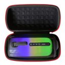 Techzere EVA Case Compatible with JBL Pulse 5 Bluetooth Speaker, Black & Red...