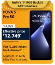 TECNO Pova 5 Pro 5G @ ₹12,750/- During Big Billion Days Sale...