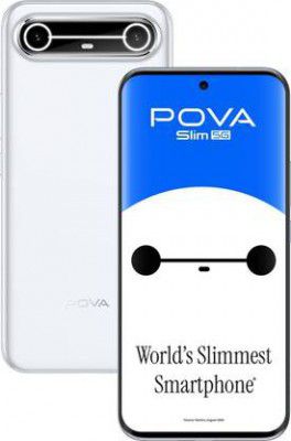 Tecno Pova Slim 5G (Slim White, 128 GB | 8 GB RAM)