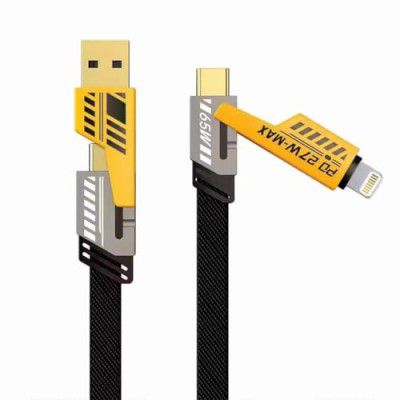 TecSox 4In1 6 Amp Cable, Fast 65W Charging