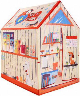 Tector Big Pet Clinic Playing Tent House (Multicolor)