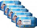 TEDDYY Baby Soft Wet Wipe with Lid | Pack of 5 | With Aloe Vera and Vitamin E  (360 Wipes)...