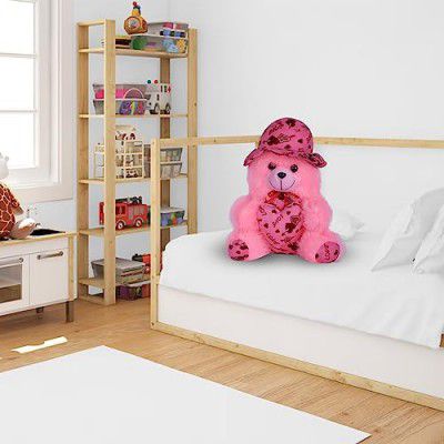 TEDSTREE Skin Friendly Ultrasoft 35 cm I Love You Teddy Bear for Kids, Lovable Huggable Cute Soft Giant Teddy Bear for Girlfriends/Wife/Kids (Pink Color)