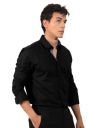 Tee Projekt Men's Shirt Solid Cotton Long Sleeve Button Down Home, Office, Regular Wear...