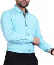 Tee Projekt Shirt for Men Cotton Spread Collar Long Sleeve Shirt Suitable for Event Formal Casual...