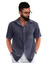 Tee Projekt Solid Shirt for Men's ||Pop corn Shirt|| Solid Shirt for Men's|| Casual Shirt for Men||Half Sleeve Spread Collar Shirt for Men...