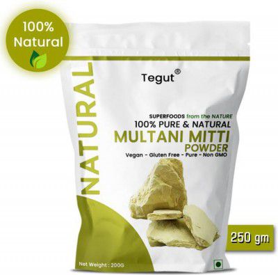 Tegut Best treatment Ayurveda Multani Mitti Powder - Face Pack 250g (Pack of 1)  (250 g)