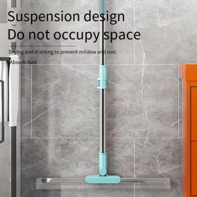 TEKCOOL 50-Inch Rotating Floor Squeegee, Heavy Duty Bathroom Wiper
