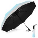 TEKCOOL Umbrella for Sun Protection Rain Windproof Strong large 3 fold ...