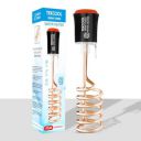 TEKCOOL Water Heater 2000W Shock Proof Immersion Rod with Rapid Heating Coil Technology | Copper & Nickel Plated with Extra Long Wire...