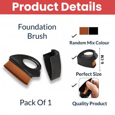 TEMPERIA (1 pcs) Foundation Brush for Face Makeup for Women 