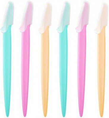 Temperia Women Face Razor | Eyebrow & Facial Hair Removal Razor | Safe & Painfree Remover | Pack of 6 Razors  (Pack of 6)