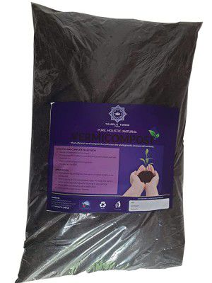 TEMPLE TOWN FARMS Pure Holistic Natural Vermicompost Fertilizer Plant Nutrient for Home Plants and Garden (1 kg)