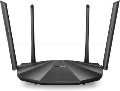 TENDA AC19 AC2100 Dual Band Gigabit Wireless Router, 4 Gigabit LAN Ports, 1 USB Port, Easy Setup, Supports Guest Network, Parental Control, Client Filter, IPv6 2100 Mbps Wireless Router  (Black, Dual 