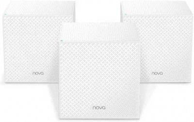 TENDA MW12 AC2100 Tri-Band Home Mesh Wi-Fi System,Wi-Fi Coverage (Pack 3) 