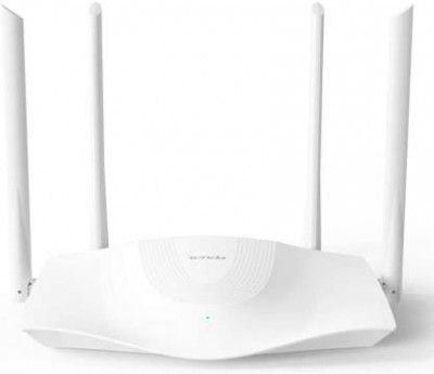 TENDA RX3 AX1800 Mbps Dual Band Gigabit Wi-Fi 6 Smart Wireless Router, OFDMA+MU-MIMO Tech, (White, Dual Band)