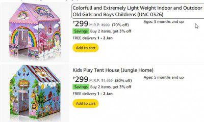 Kids Tent House Starts at 299