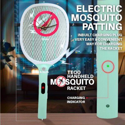 TEQO Mosquito Bat with Light | Rechargeable Mosquito Swatter